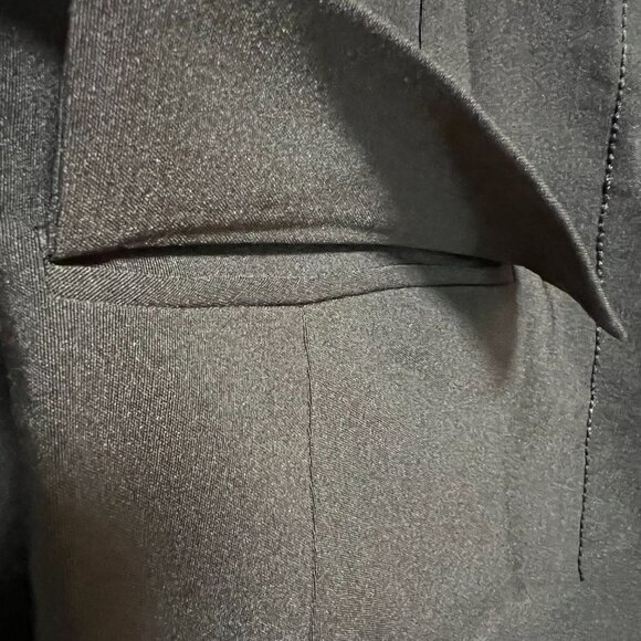 Johnny Was Black Duster Jacket Trench Coat Women Size S - Picture 6 of 15